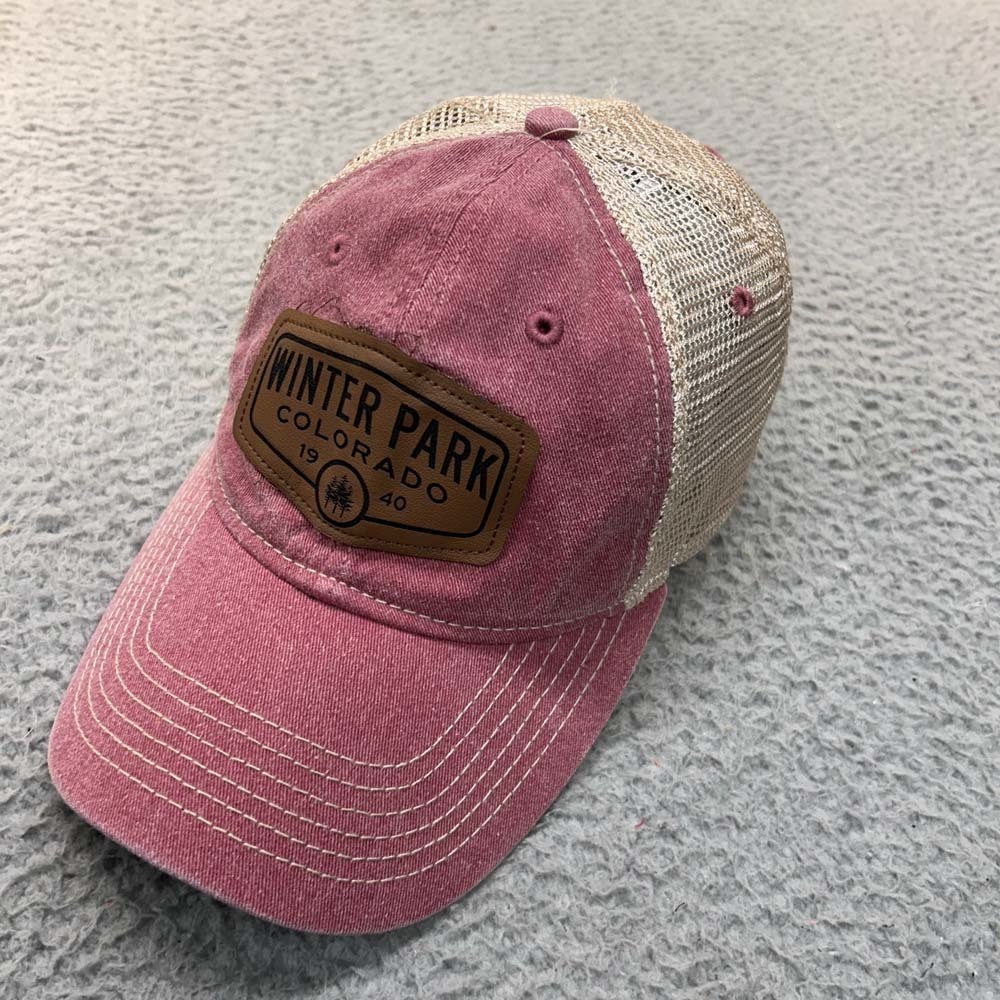 Winter Park Colorado Hat Cap  Trucker Hat One Size Blue Snow Ski Resort